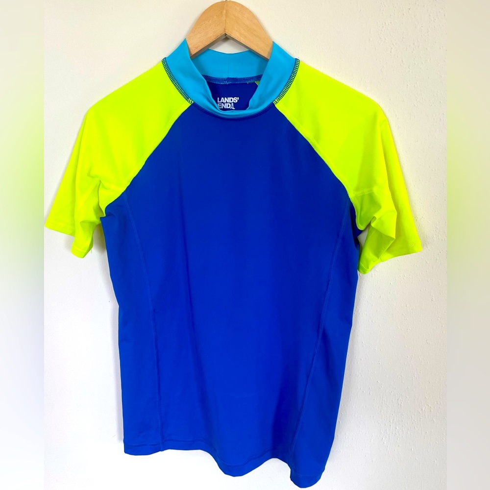 Lands end boys swim shirt
